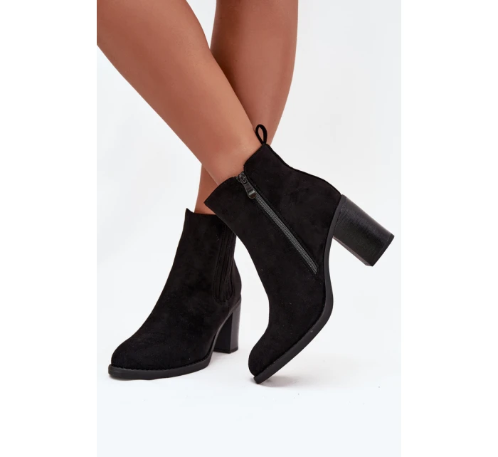 Boty na podpatku  model 222972 Step in style