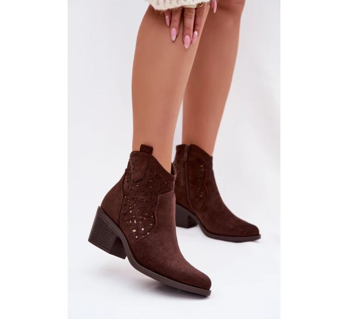 Boty na podpatku  model 224620 Step in style