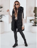 Dámská prošívaná vesta TOLIS černá FashionStreet TY3297