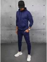 Pánské tmavě modré tepláky FashionStreet AX0679