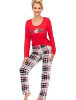 Pyžamo Donna Ho Ho Dlouhá délka/r S-2XL