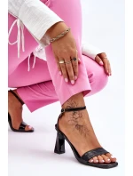 sandály na podpatku Černe model 21609852 - S.Barski