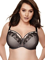 Dámska podprsenka Dolce/B3 černo-béžová - Gorteks