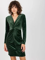 Dámské šaty RP SK 8157.06X tmavě zelená - Rue Paris