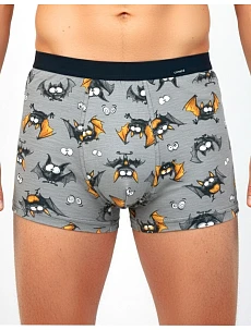 Pánské boxerky Tattoo BAT 280/252 Šedá vzor - Cornette