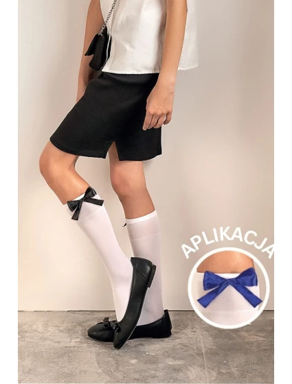 Dětské podkolenky s mašlí model 21307953 - Knittex