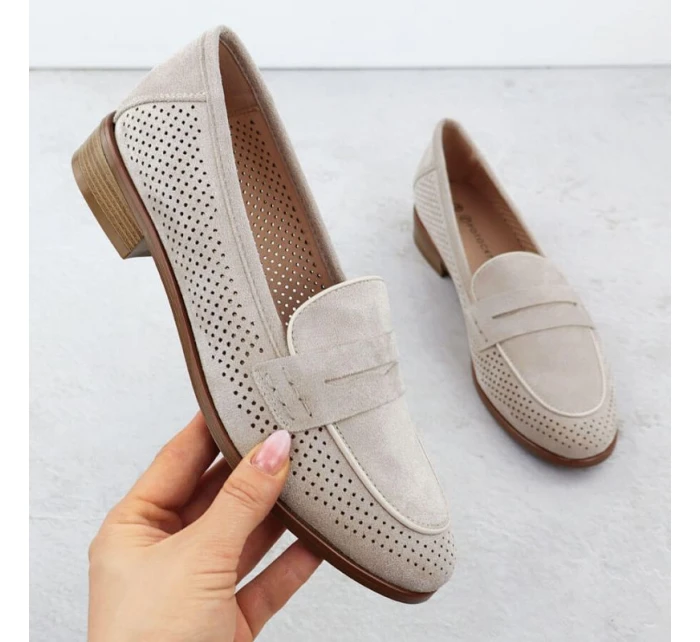 Semišové lordské polobotky Potocki W SZ12585 WOL291B