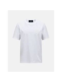 Pánské tričko PEAK PERFORMANCE M Original Graphic Tee, bílá barva