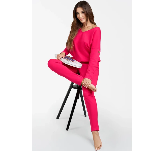 Italian Fashion Karina long length sp. barva:fuchsiová