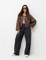 Bunda MI KR 931733.99, hnědá Bunda MI KR 931733.99, hnědá