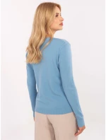 Sweter PM SW model 21308014 jasny niebieski - FPrice Sweter PM SW model 21308014 jasny niebieski - FPrice