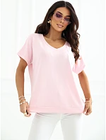 Halenka RV BZ A1258.00 světle růžová Halenka RV BZ A1258.00 světle růžová