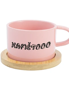 KAFIŠTOOO - růžový hrníček makronka 200 ml