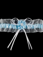 Podvazek PW-33 bílomodrá - Julimex