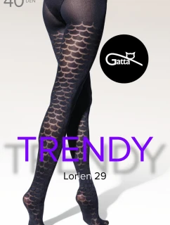 LORIEN - 29 Vzorované punčocháče