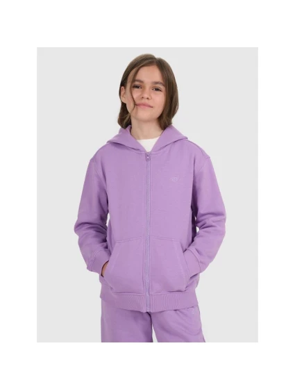 Dívčí mikina s kapucí model 21815258 - 4F Dívčí mikina s kapucí model 21815258 - 4F