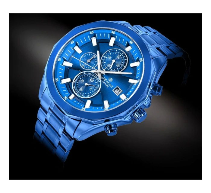 Pánské hodinky Giewont Chronograph Sapphire Blue GW7290-B5 Pánské hodinky Giewont Chronograph Sapphire Blue GW7290-B5