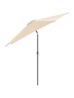 ZAHRADNÍ SLUNEČNÍK 300 CM SKLÁDACÍ BÉŽOVÝ