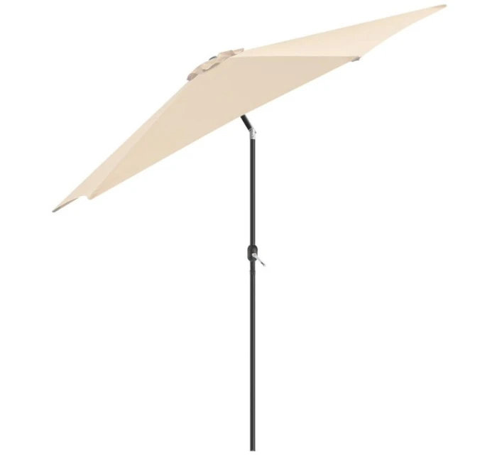 ZAHRADNÍ SLUNEČNÍK 300 CM SKLÁDACÍ BÉŽOVÝ