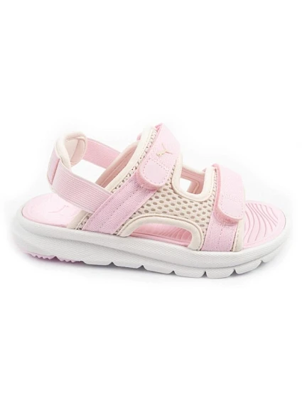 Dětské sandály Puma Evolve, růžové, pohodlné, na suchý zip, lehké