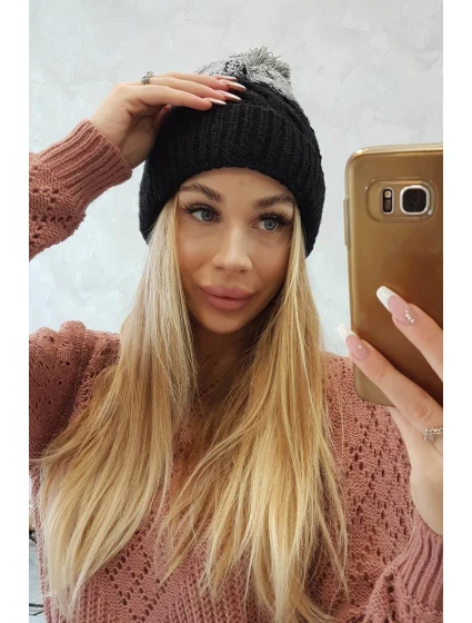 Fleecová čepice model 18749987 - K-Fashion Fleecová čepice model 18749987 - K-Fashion