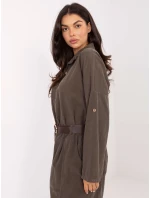 Spodnie IT SP model 21749909 ciemny khaki - FPrice Spodnie IT SP model 21749909 ciemny khaki - FPrice