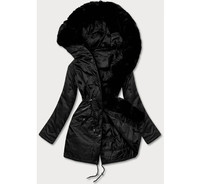 PARKA DAMSKA Z FUTERKIEM CZARNA model 21244419 - J.STYLE PARKA DAMSKA Z FUTERKIEM CZARNA model 21244419 - J.STYLE