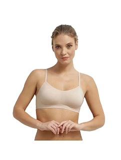 Dámská bezešvá podprsenka DIM INVISIBLE MICRO BRALETTE - DIM - tělová