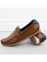 Skórzane męskie brązowe model 22035541 - Bugatti Skórzane męskie brązowe model 22035541 - Bugatti
