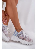 Dámské Tenisky S Háčkovaným Svrškem Multikolor Jelhiris