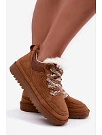 Kožené semišové sněhule s kožešinou Vinceza 97974 Camel Kožené semišové sněhule s kožešinou Vinceza 97974 Camel