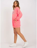 Mikina EM BL U719.82P fluo růžová