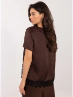 Bluzka MI BZ model 21795607 brązowy - FPrice Bluzka MI BZ model 21795607 brązowy - FPrice