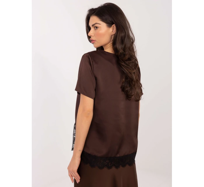 Bluzka MI BZ model 21795607 brązowy - FPrice Bluzka MI BZ model 21795607 brązowy - FPrice