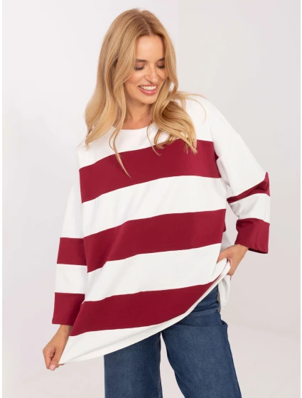 Bluzka RV BZ model 21309878 bordowy - FPrice Bluzka RV BZ model 21309878 bordowy - FPrice