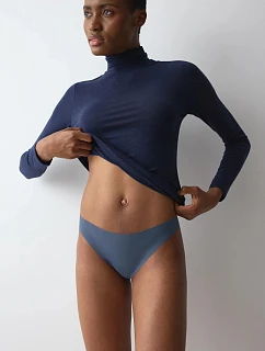 Dámská tanga Pretty Micro String Indigo Veil modrošedé  - TRIUMPH