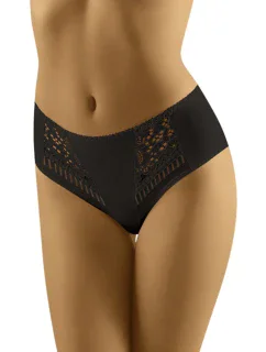 Dámské kalhotky model 17734093 black WOLBAR - Wol-Bar