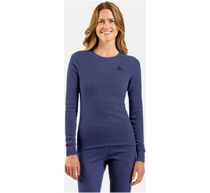 Odlo BL TOP spodní prádlo s dlouhým rukávem l/s ACTIVE WARM velikost M Blue
