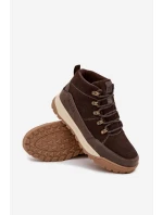 Semišové Pánské Trekingové Boty Big Star SS174263 Hnědé