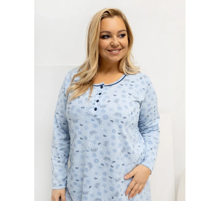 DU KN noční košile FP 604.10 světle modrá DU KN noční košile FP 604.10 světle modrá