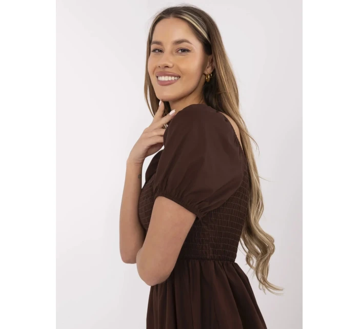 Šaty MI SK A2561.89 tmavě hnědé