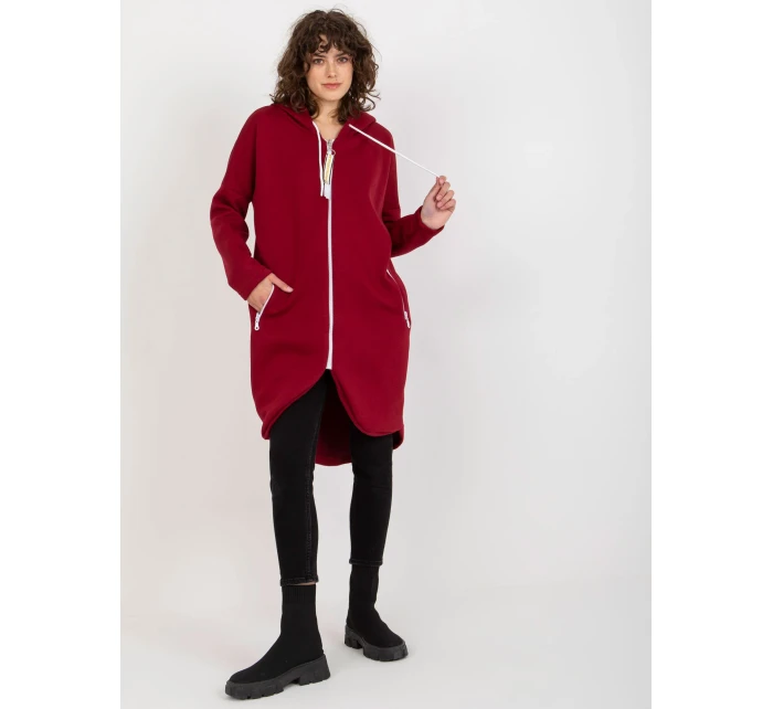 Mikina RV BL 4742.20P bordó