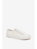 Dámské zateplené nízké tenisky Big Star – bílé Dámské zateplené nízké tenisky Big Star – bílé