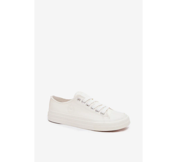 Dámské zateplené nízké tenisky Big Star – bílé Dámské zateplené nízké tenisky Big Star – bílé