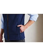 Premier PR 803 Pánská fleecová vesta "Artisan" 39.0803 navy/brown Premier PR 803 Pánská fleecová vesta "Artisan" 39.0803 navy/brown