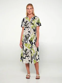 Vamp - Šaty s potiskem a krátkými rukávy 20410 - Vamp