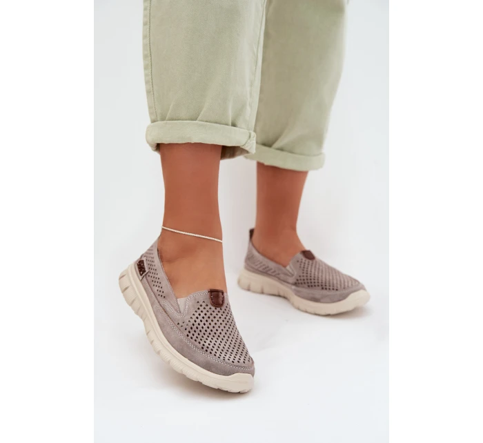 semišová polobotka model 22027766 - EVENTO