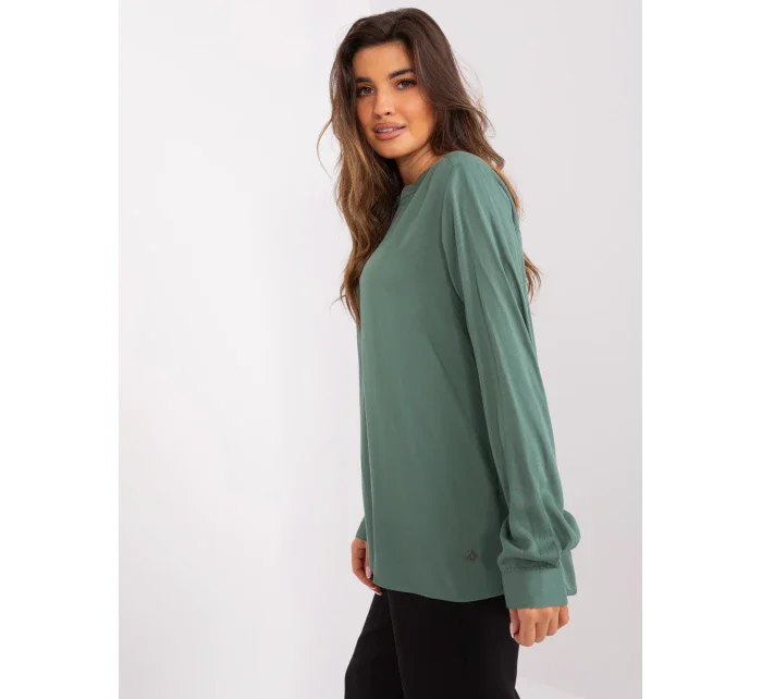 Halenka D73792M11081A khaki barva