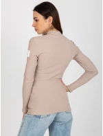 Bluzka TW BZ ciemny bezowy model 21764476 - FPrice Bluzka TW BZ ciemny bezowy model 21764476 - FPrice