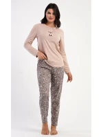 Dámské pyžamo dlouhé model 21748295 - Vienetta Dámské pyžamo dlouhé model 21748295 - Vienetta